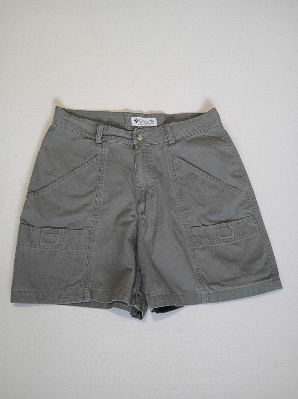 Columbia Women's Cargo Hiking Shorts Size 12 Green Utility Gorpcore  Minimalist